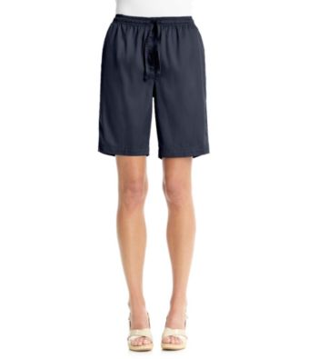 Breckenridge® Petites' Drawstring Twill Short