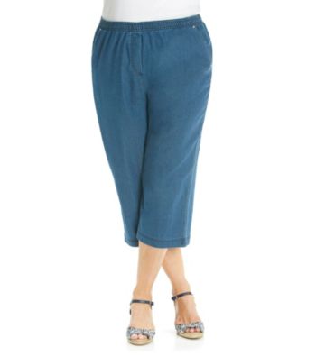 Breckenridge® Plus Size Denim Capri