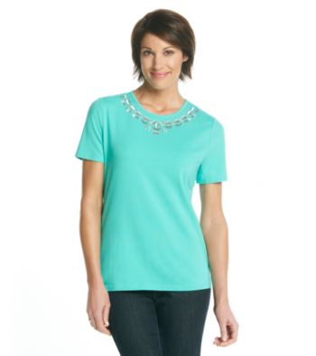 Breckenridge® Ringer Knit Tee
