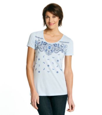 Studio Works® Paisley Printed Tee