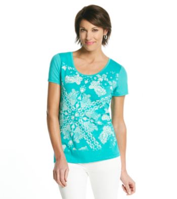 Studio Works® Scarf Printed Tee