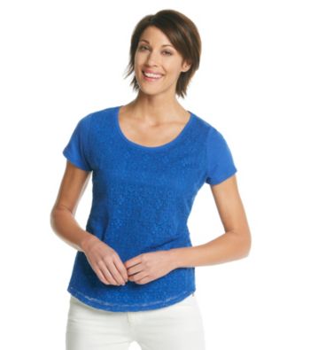 Studio Works® Petites' Lace Tee