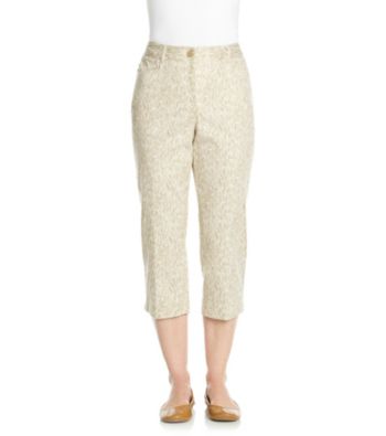 Studio Works® Petites' Tribal Print Cropped Pant