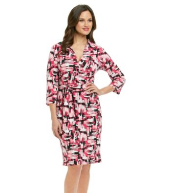 Evan-Picone® Cirrus Printed Knit Dress