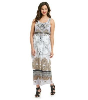 Oneworld Blouson Top Maxi Dress Women's