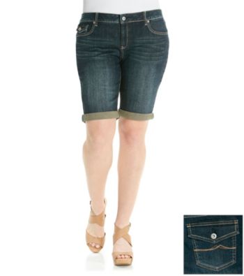 Ruff Hewn Plus Size Denim Bermuda Short
