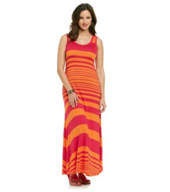 Calvin Klein Variegated Striped Maxi