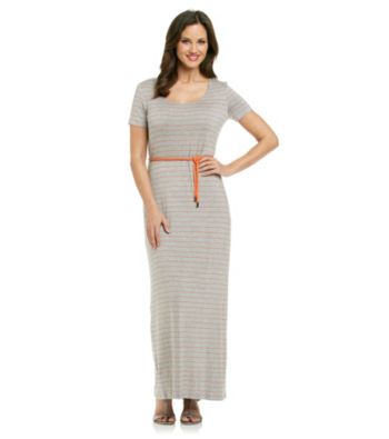 Calvin Klein Skinny Striped Rope Belt Maxi