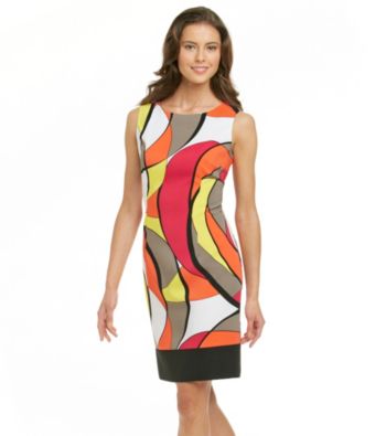 Ronni Nicole® Abstract Print Sheath Dress