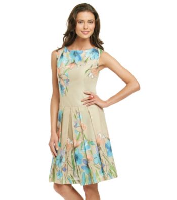 Evan Picone® Collection Floral Print Dress