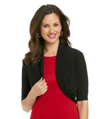 Lennie Draped Shawl Shrug