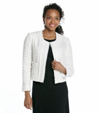 Rafaella® Petites' Chanel Eyelash Tweed Jacket