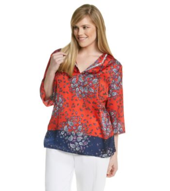 Jones New York Signature® Plus Size Embellished V-Neck Tunic