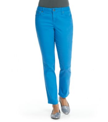 Earl Jeans Petites' Skinny Colored Denim Jean