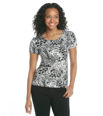 Notations Petites' Printed Layering Tee
