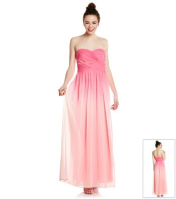 Morgan & Co.® Juniors' Ombre Strapless Gown
