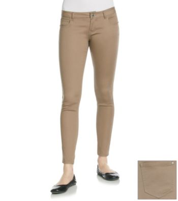 Celebrity Pink Juniors' Stretch Sateen Ankle Skinny Jeans