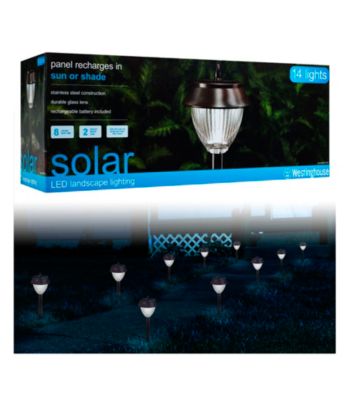Westinghouse Set of 14 Premium Stainless Steel Solar Lights