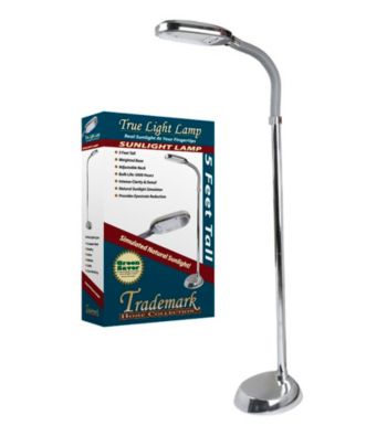 Trademark Home® 5-feet Silver Sunlight Floor Lamp