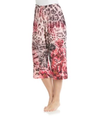Oneworld® Knit Capris - Blooming Bright Pink