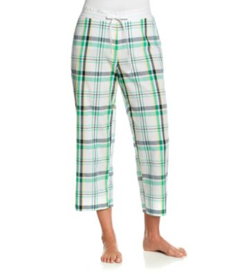 Nautica® Green Woven Capris - Sunday Plaid