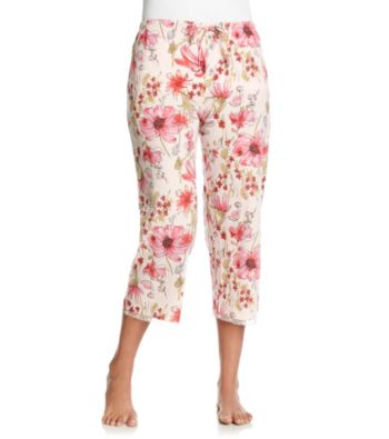 Jockey® Pink Knit Capris - Fantastic Floral