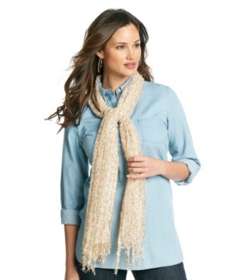 Collection 18 Loose Weave Two Tone Confetti Wrap