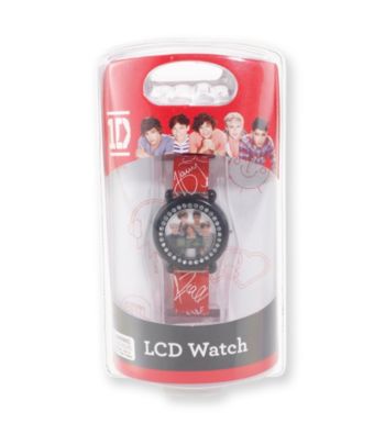 One Direction Red/Black Studded Signature Watch