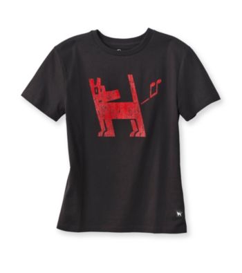 Mambo® Boys' 8-20 Black Dog Logo Graphic Tee