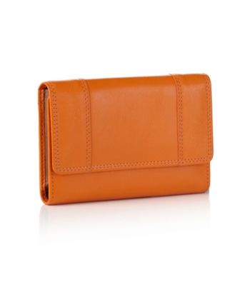Relativity® Orange Midi Cell Phone Wallet