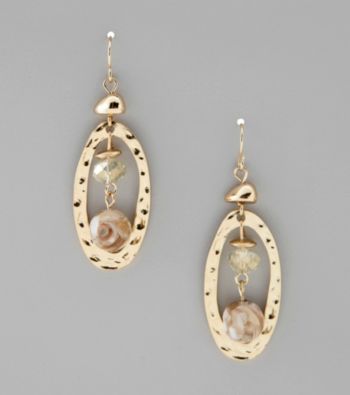 Laura Ashley® Goldtone Linear Drop Earrings
