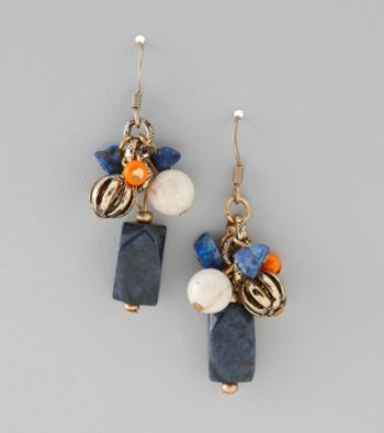 Laura Ashley® Colored Beaded Drop Earrings