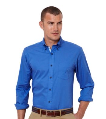 Nautica® Men's Long Sleeve Solid Woven