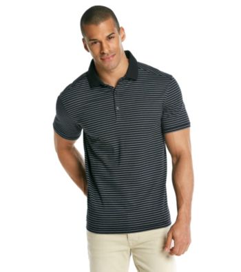 Calvin Klein Men's Deep Colbalt Short Sleeve Liquid Interlock Polo
