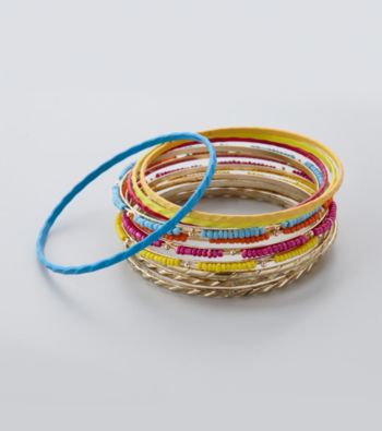 Erica Lyons® Carnival Bangle Stack