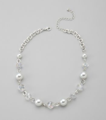 Studio Works® Crystal/Pearl Beaded Necklace