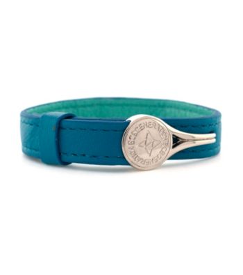 BCBGeneration™ Turquoise and Silvertone Hook Bracelet