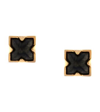 Vince Camuto® Wood and Goldtone Stud Earrings