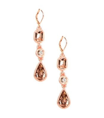 Givenchy® Rose Goldtone Drop Earrings