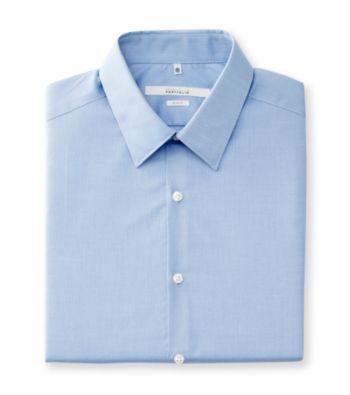 Perry Ellis Portfolio® Men's Dust Blue Long Sleeve Slim Fit Dress Shirt
