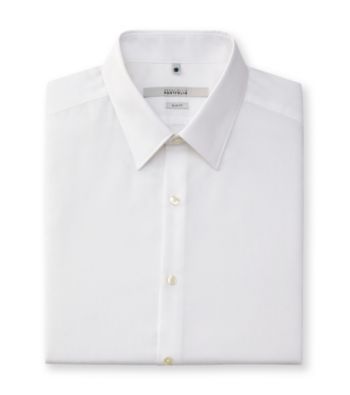 Perry Ellis Portfolio® Men's Bright White Long Sleeve Slim Fit Dress Shirt