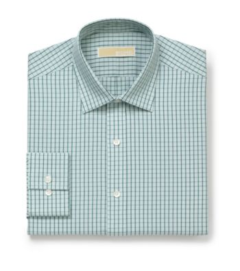 MICHAEL Michael Kors® Men's Sage Long Sleeve Check Pattern Dress Shirt