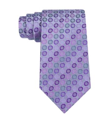 Kenneth Cole REACTION® Men's Taupe Vezzo Dot Silk Tie