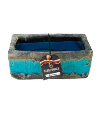 WoodWick® RibbonWick® Teal Stone Outdoor Candle