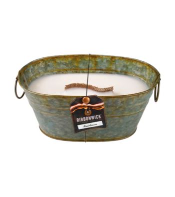 WoodWick® RibbonWick® Verdegris Tin Greenhouse Candle