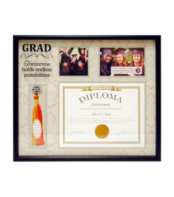 New View Graduation Gray and Silver Glass Reflection Collage