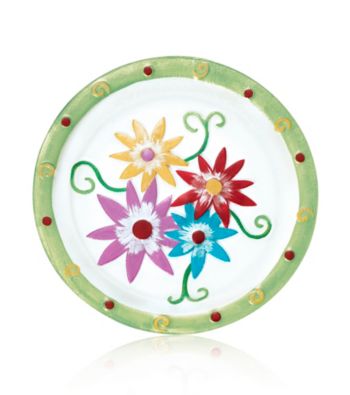 Pfaltzgraff® Garden Bouquet Glass Platter