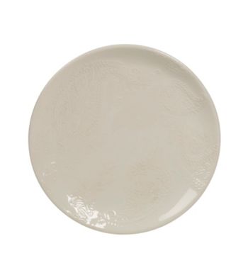 Gallery® Cream Paisley Round Salad Plate