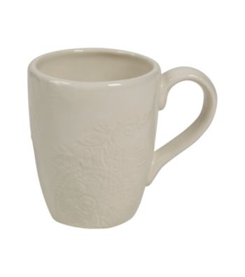 Gallery® Cream Paisley Mug