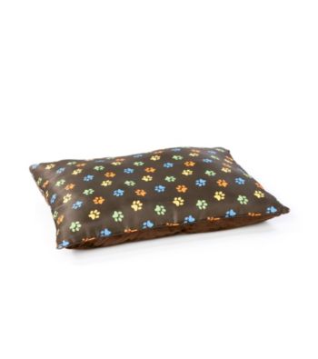 John Bartlett Pet Chocolate Paw Print Pet Bed